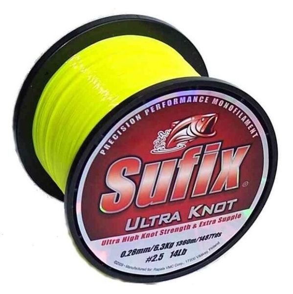 Sufix Ultra Knot 1360 m/0,28 mm/6,3 kg žltý