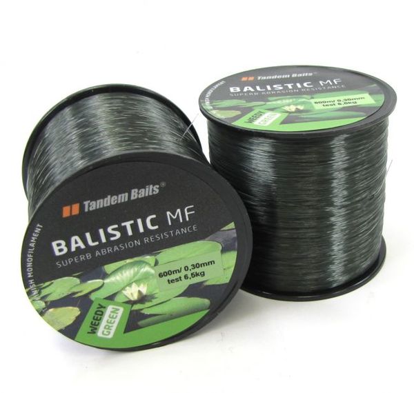 Tandem Baits Silon Balistic MF - Weedy green 0.30mm, 6,5kg, 600m