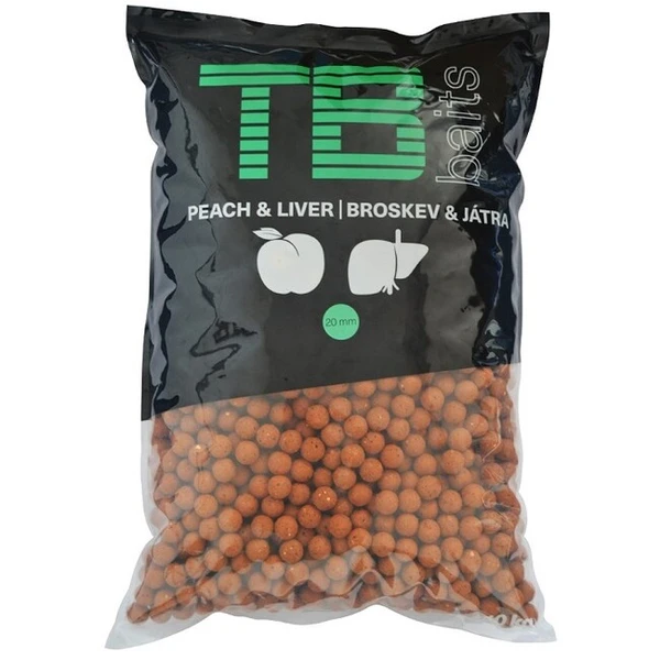 TB Baits Boilie Peach Liver 24 mm 10 kg