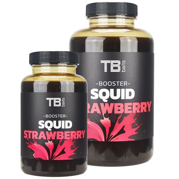 TB Baits Booster Squid Strawberry 250 ml