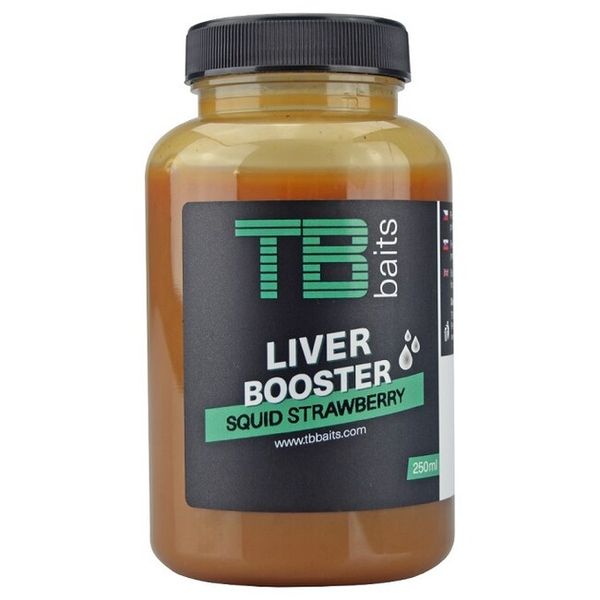 TB Baits Liver Booster Squid Strawberry 250 ml