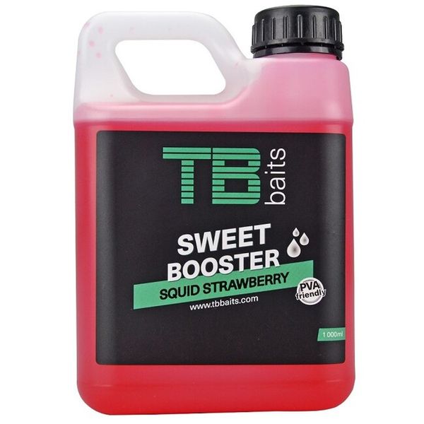 TB Baits Sweet Booster Squid Strawberry 1000 ml