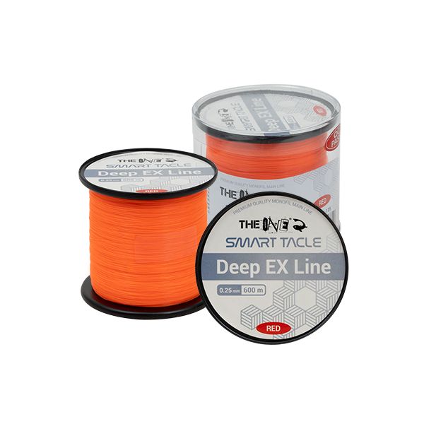 THE ONE Silon Deep EX Line Soft Red 0,22mm 300m