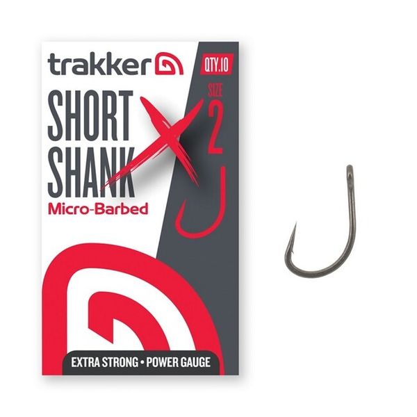Trakker Háčiky - Short Shank XS Hooks Size 4 (Micro Barbed) (10ks)