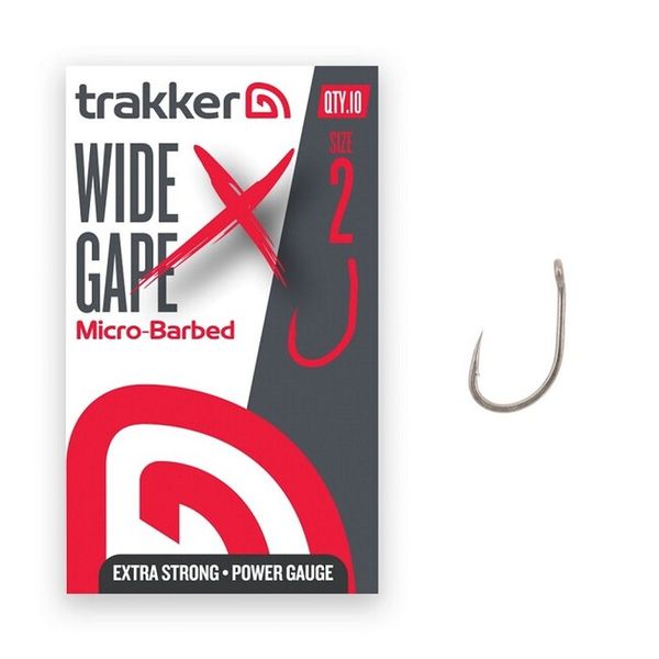 Trakker Háčiky - Wide Gape XS Hooks Size 2 (Micro Barbed) (10ks)