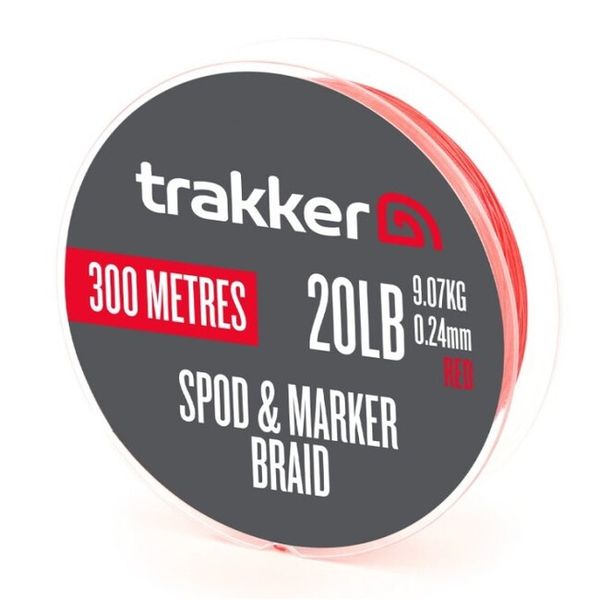 Trakker Šnúra Spod & Marker Braid 0,24mm 9,07kg 300m - Red