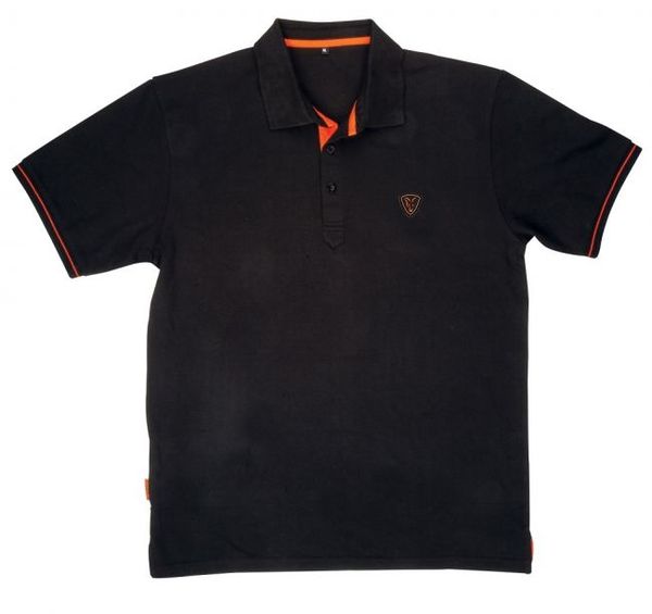 Tričko FOX Black / Orange Polo Shirt