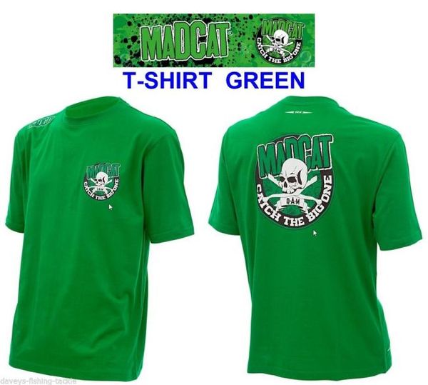 Tričko MADCAT "SKULL & CLONKS" Green