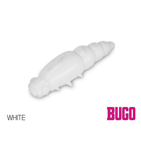 Umelá larva Delphin BUGO Cheese 4 cm (15ks) WHITE