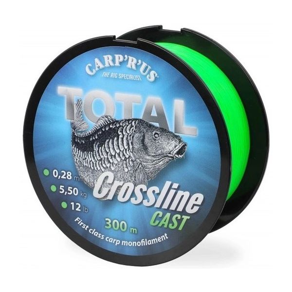 Vlasec Carp'R'Us Total Crossline Cast Green 0,25mm 4,5kg 15lb 300m