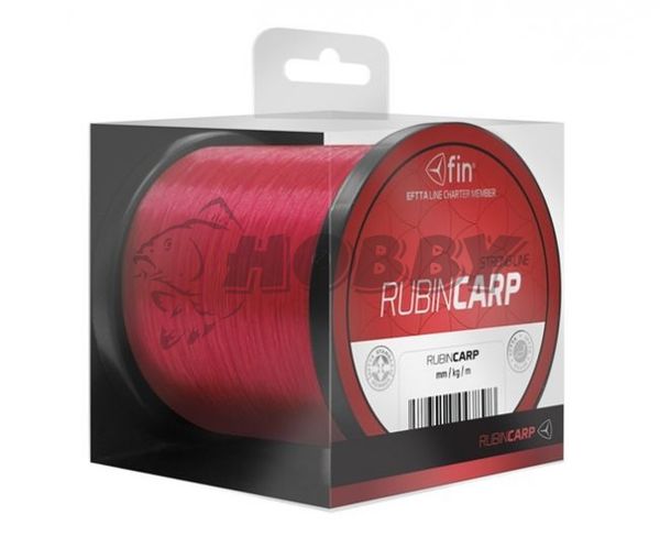 Vlasec FIN RUBIN CARP 0,28mm/18,5lb/600m červená