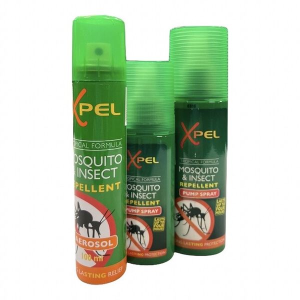 Xpel Mosquito & Insect repelent proti komárom aerosol  spray 100 ml
