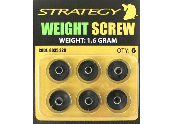 Zátaž SPRO Strategy Weight Screw 6x1,6g