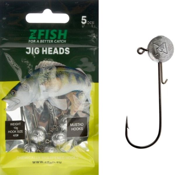 Zfish Jig Head Premium 10g 4/0 5ks