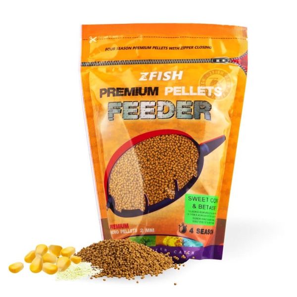 Zfish Mikro Pelety Premium Feeder Pellets 2 mm 700 g Sweet Corn & Betaine
