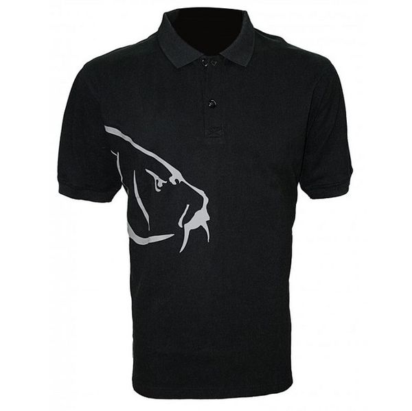 Zfish Tričko Carp Polo T-Shirt Black M