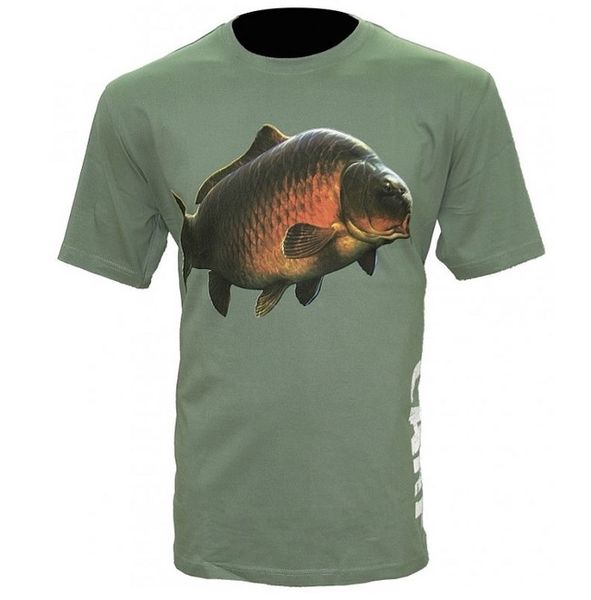 Zfish Tričko Carp T-Shirt Olive Green XL