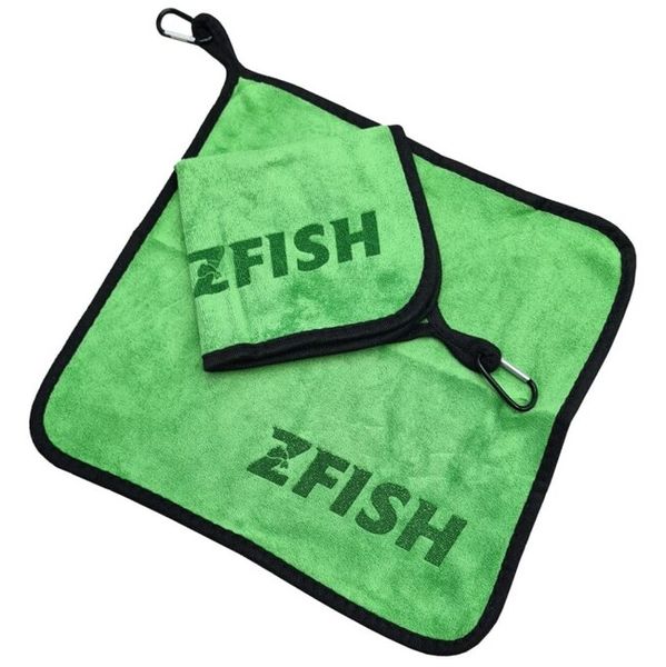 Zfish Uterák Fishnerman Towel 30 x 30 cm s karabínkou